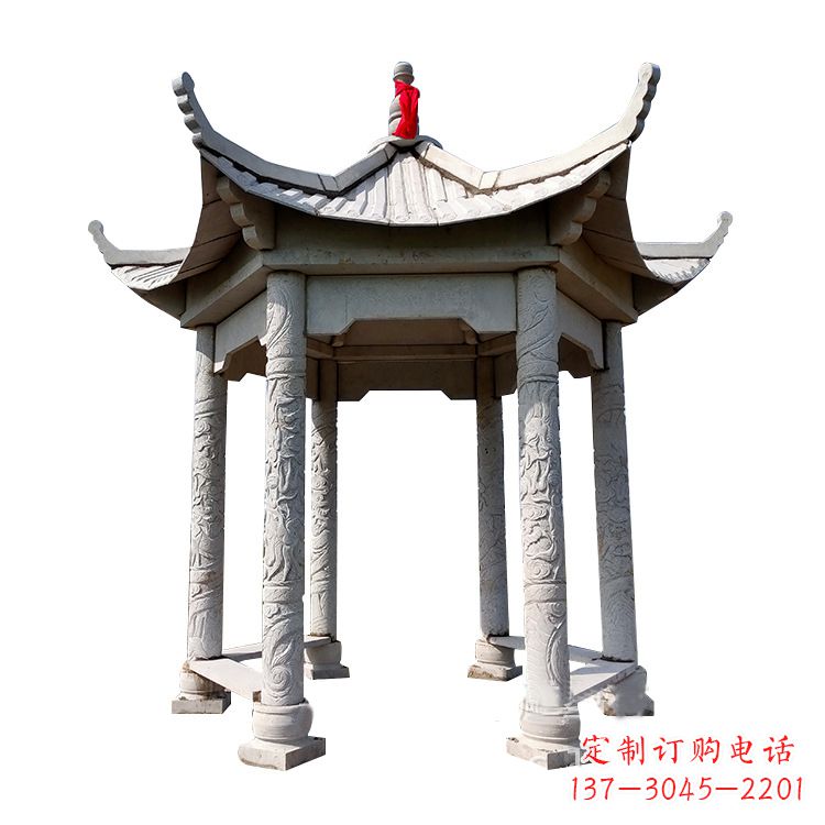 聊城中领雕塑大理石凉亭雕塑