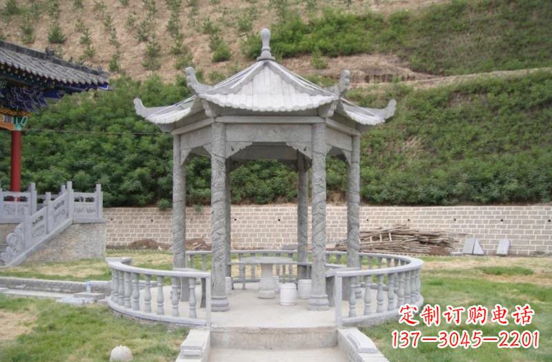 聊城精美大理石凉亭雕塑