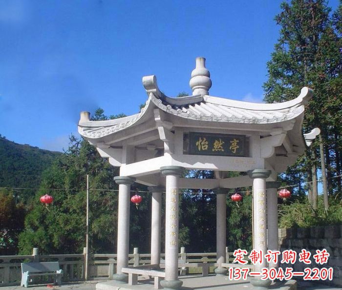 聊城精美大理石凉亭雕塑
