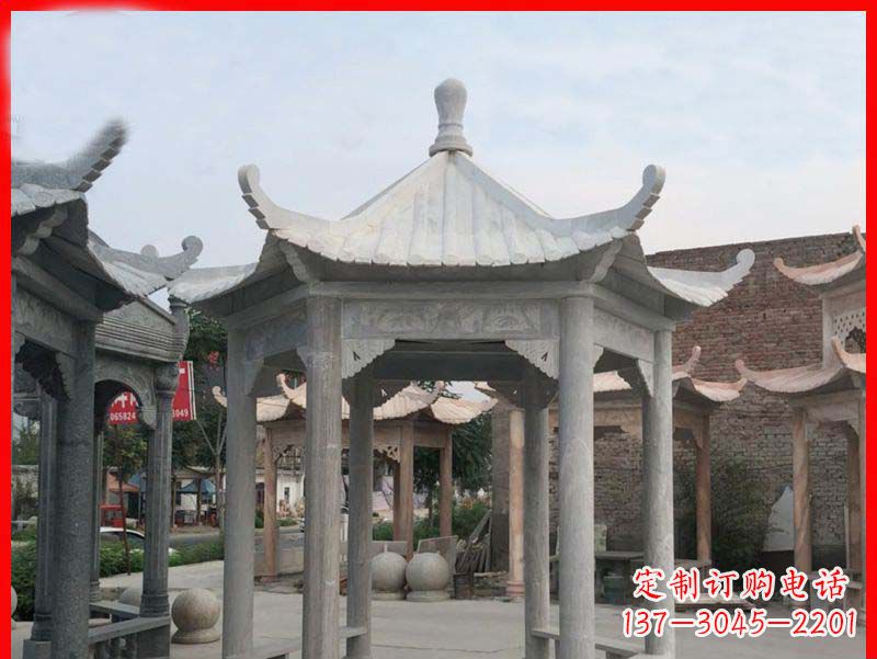 聊城大理石凉亭石雕