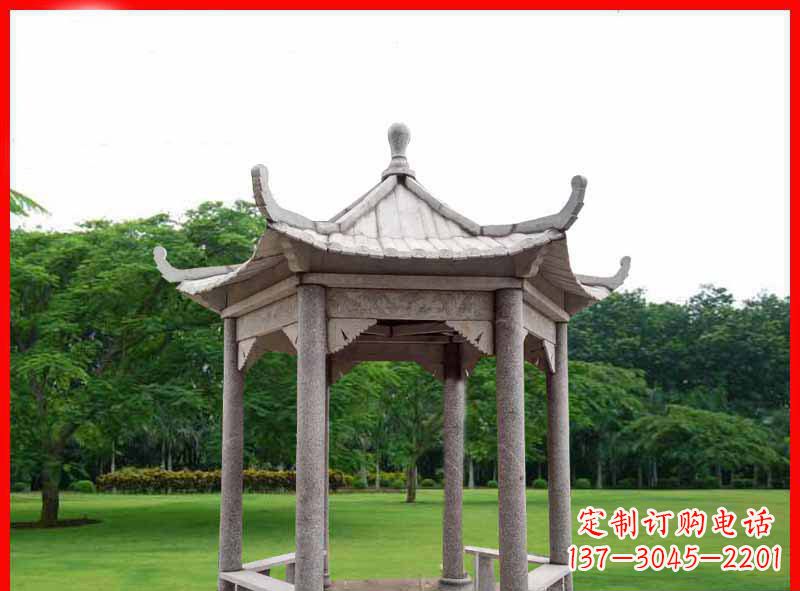 聊城精致大理石凉亭雕塑