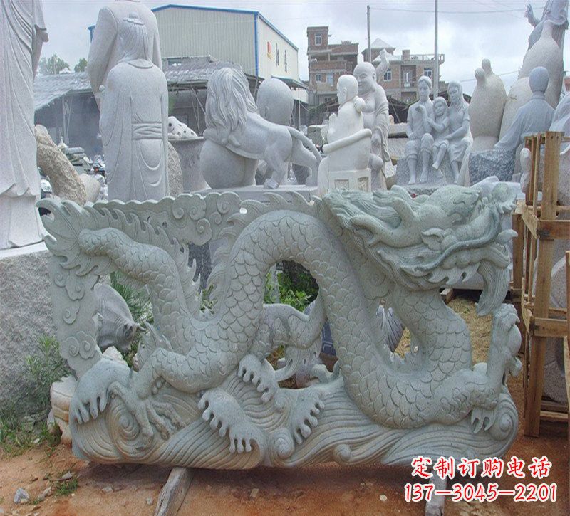 聊城大理石龙石雕传承古老文化,精雕细琢的艺术品