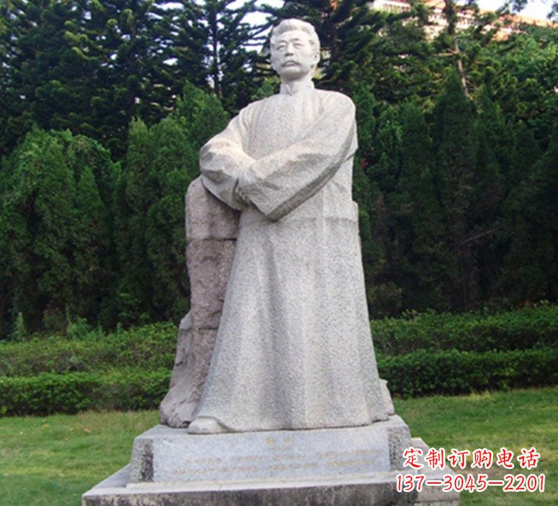 聊城精美独特的鲁迅大理石雕塑