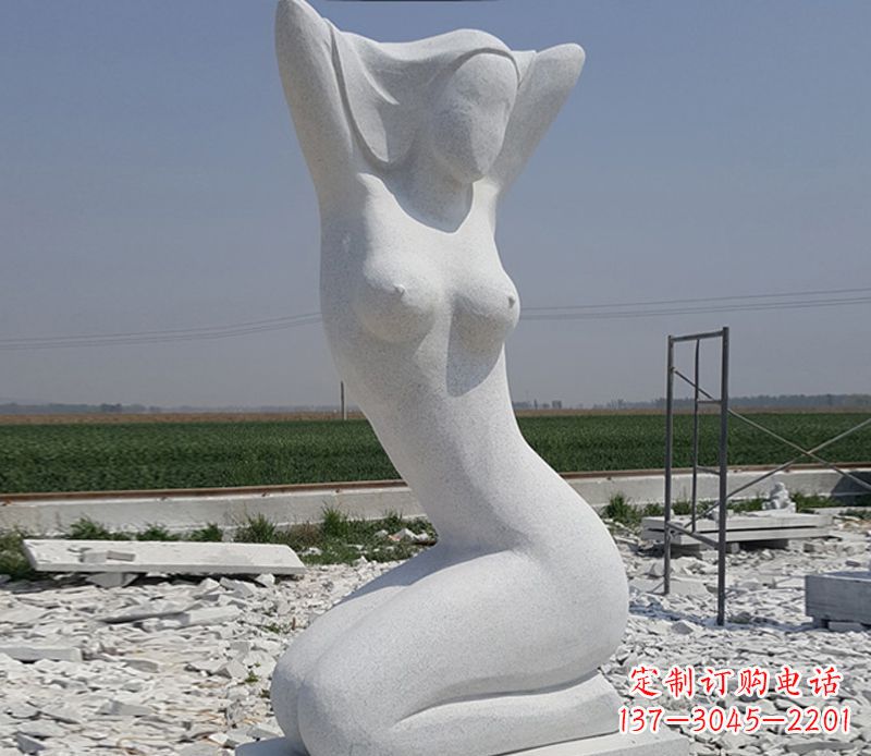 聊城优雅大理石美女雕塑