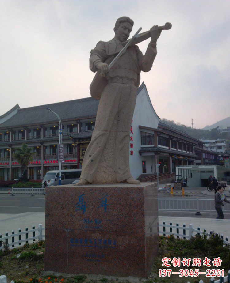 聊城精美古典聂耳雕塑