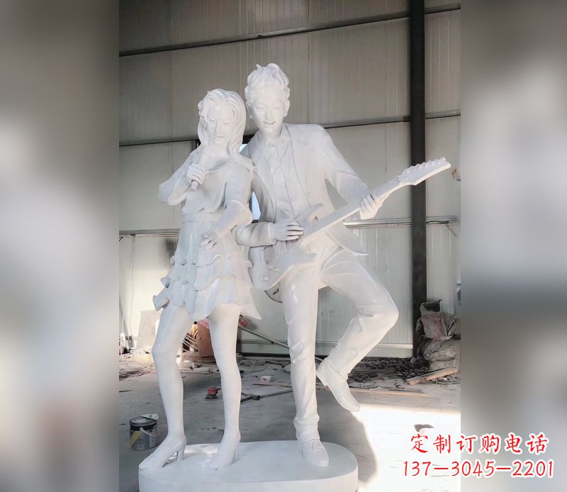 聊城精美大理石吉他雕塑