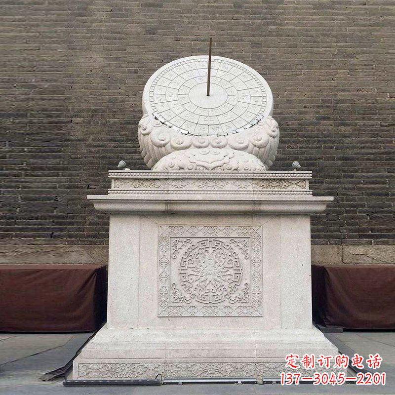 聊城精美石质日晷雕塑
