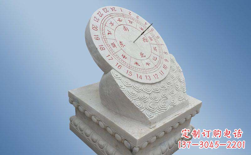 聊城精致古典大理石日晷雕塑