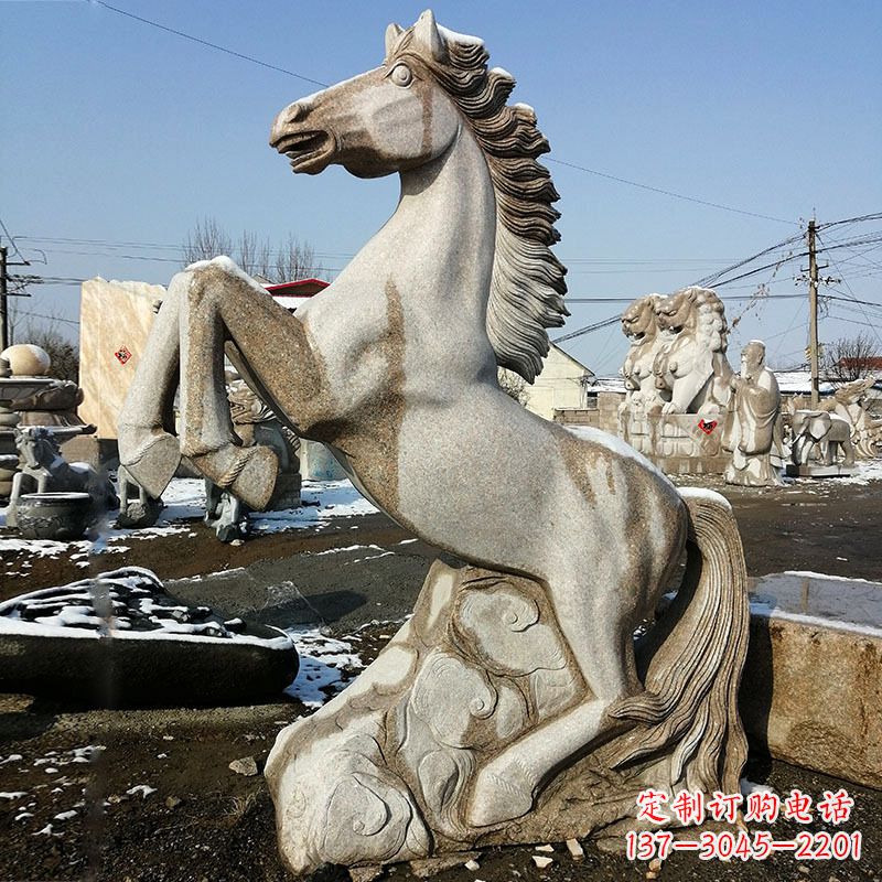 聊城大理石生肖马雕塑