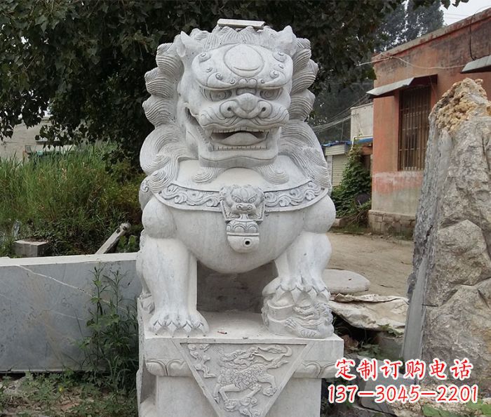 聊城精美狮子雕塑,拥有震撼心灵的魅力