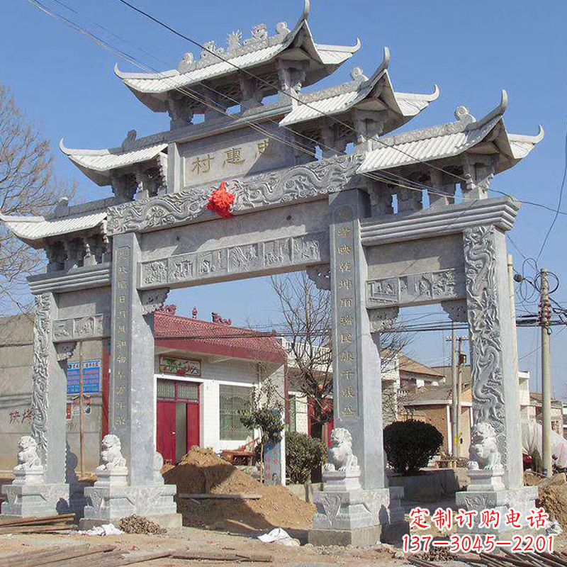 聊城大理石牌坊石雕艺术