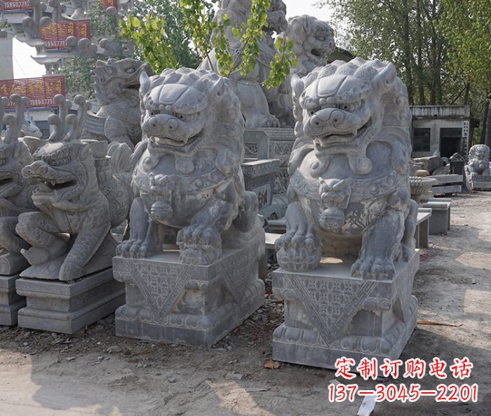 聊城大理石狮子雕塑