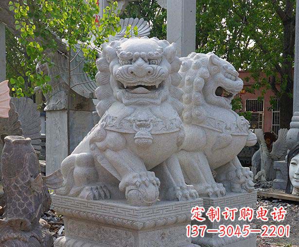 聊城中领雕塑狮子雕塑定制
