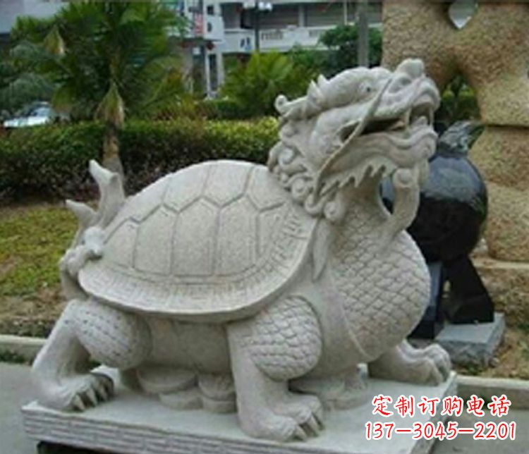 聊城大理石铜钱龙雕塑
