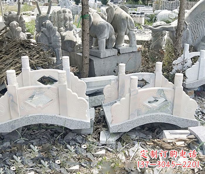 聊城精美大理石拱桥雕塑