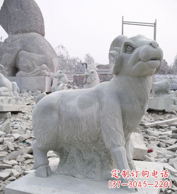 聊城大理石羊雕塑
