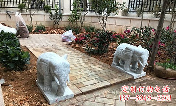 聊城大理石小象石雕,让你的大好家园更加美丽