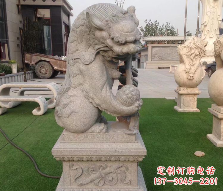 聊城优雅精致的大理石独角兽雕塑