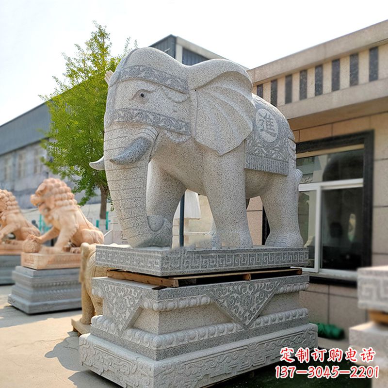 聊城新颖雄伟的大象雕塑