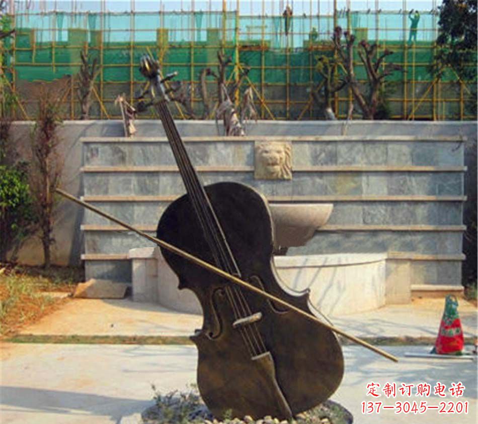 聊城精美大提琴铜雕