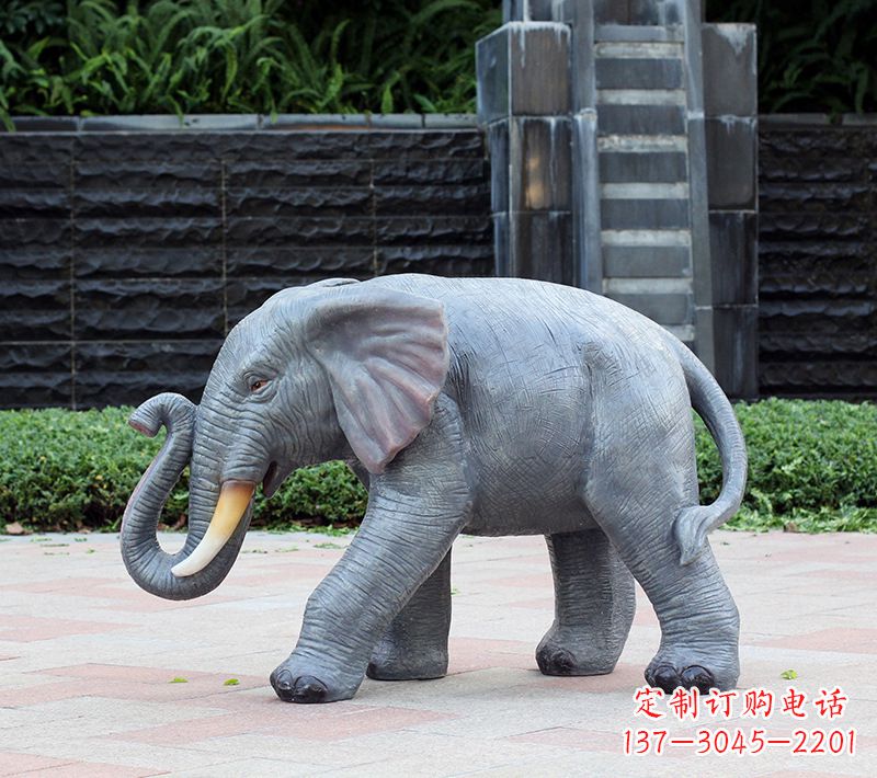 聊城大象 石雕雕塑