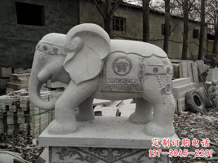 聊城古典风格大象雕塑