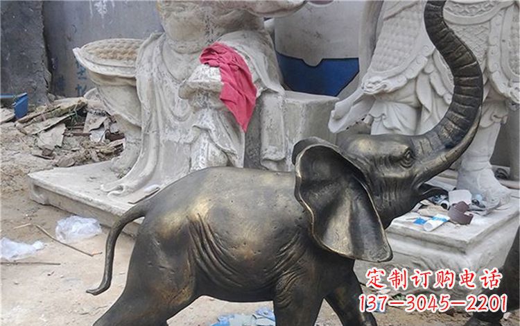 聊城精美大象铜雕