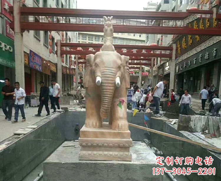 聊城大象石材雕塑