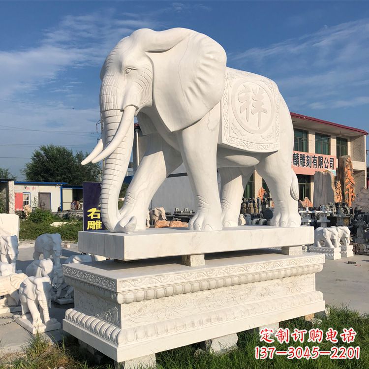 聊城大象岩石雕塑