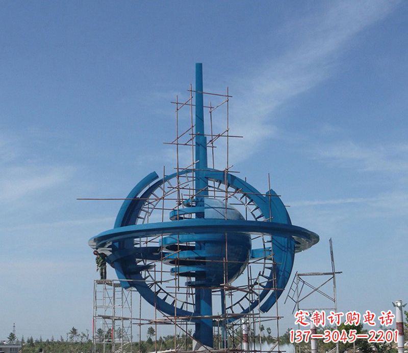 聊城品质卓越的大型不锈钢地球雕塑