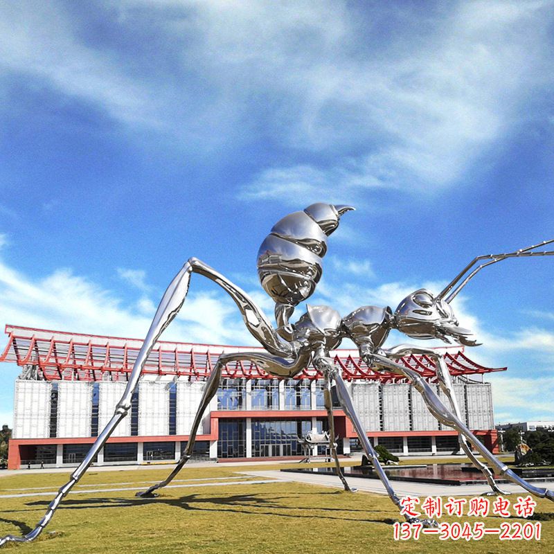 聊城大型不锈钢蚂蚁雕塑精工制作,绵延传奇