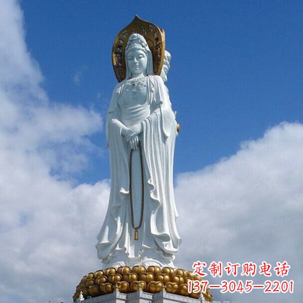 聊城观音石雕大型景观雕塑