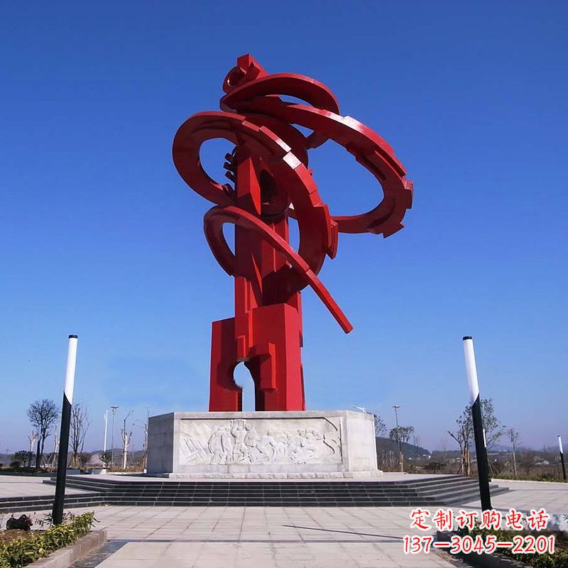 聊城精美龙形不锈钢景观雕塑