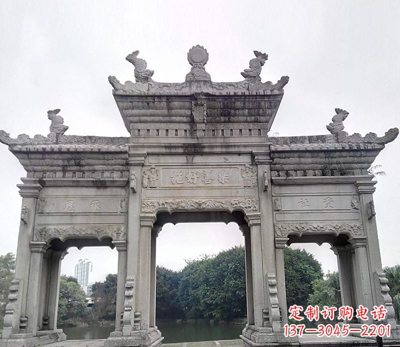 聊城大型牌坊石雕