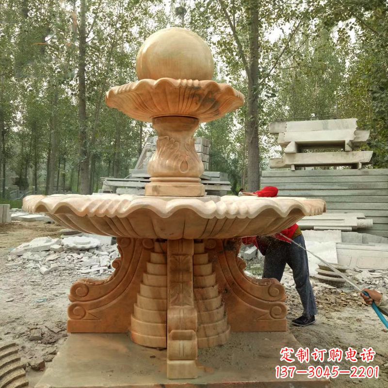 聊城巨型石喷泉雕塑