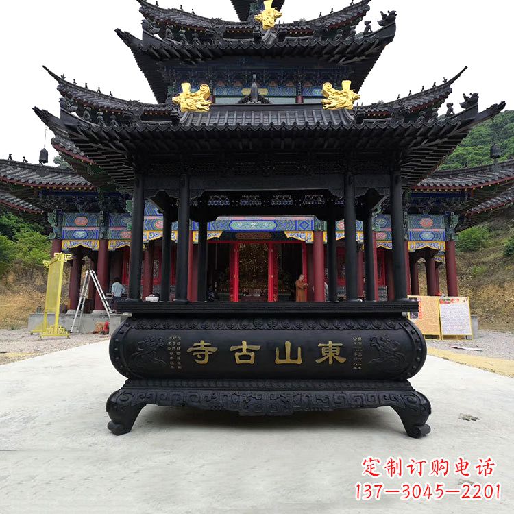 聊城大型寺庙香炉雕塑