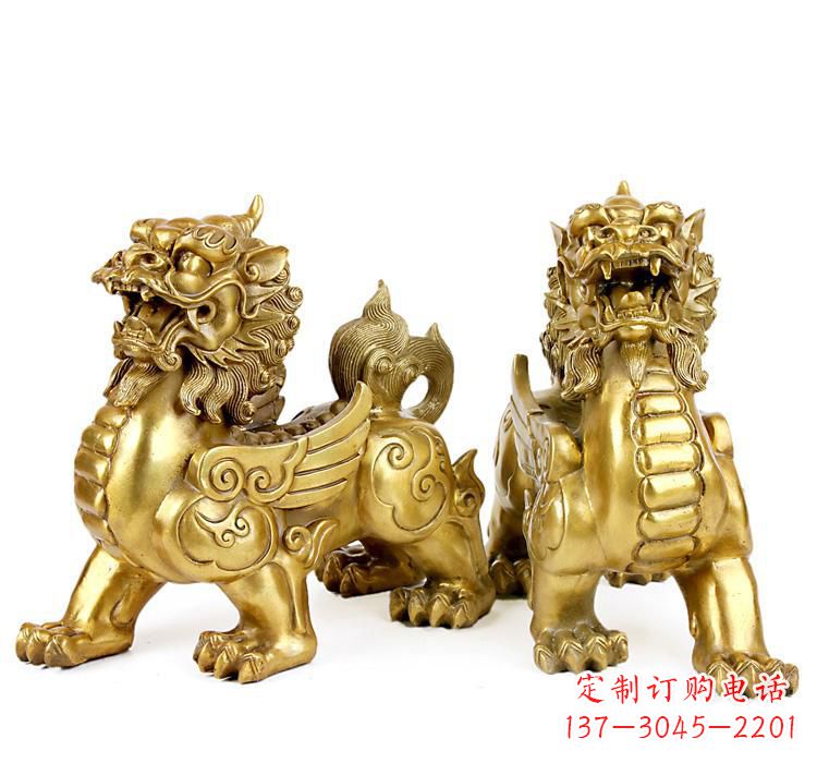 聊城豪华大型铜貔貅雕塑
