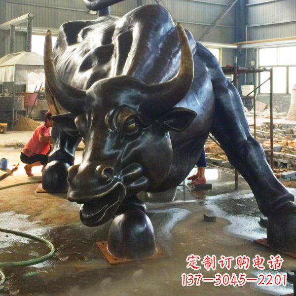 聊城大型铸铜动物雕塑