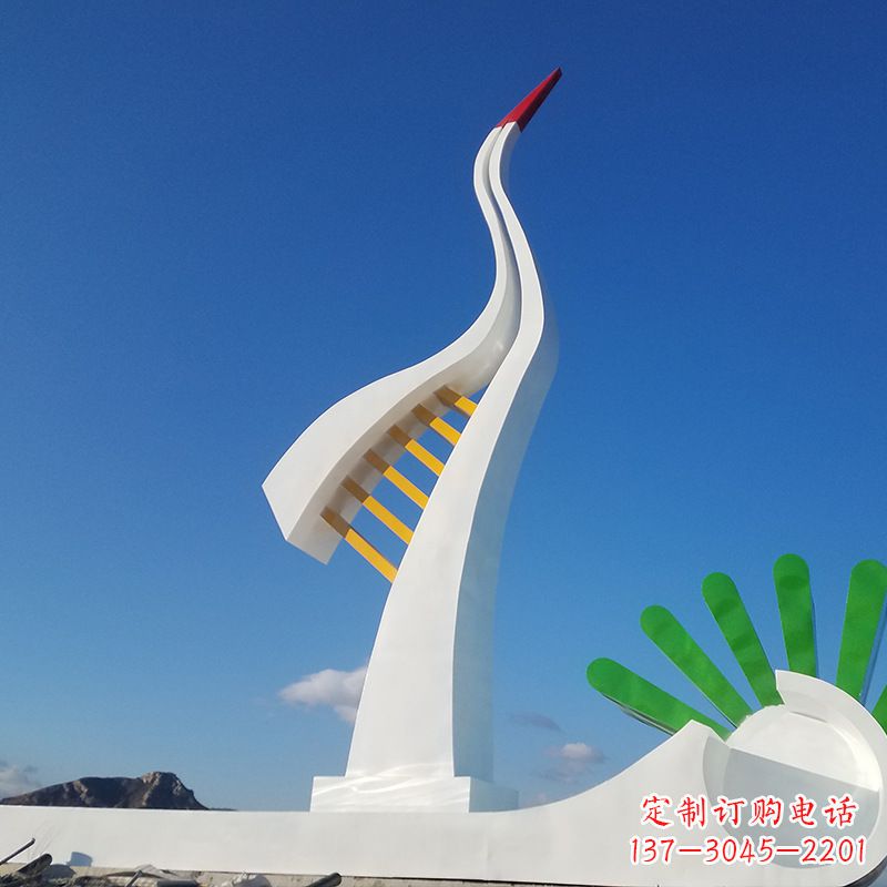 聊城珍贵雅致的丹顶鹤雕塑