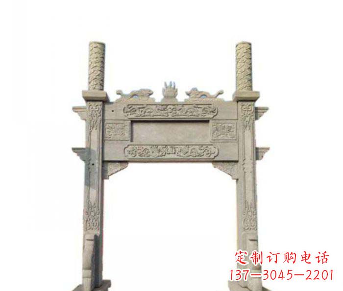 聊城产品名称中领雕塑-牌坊石雕