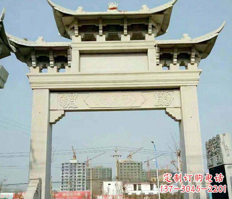 聊城精美牌坊石雕