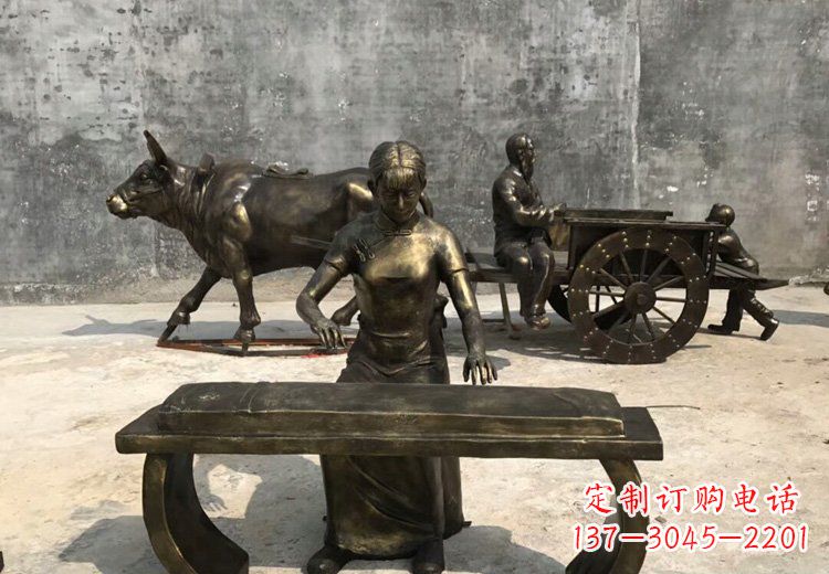 聊城精美绝伦的古筝铜雕