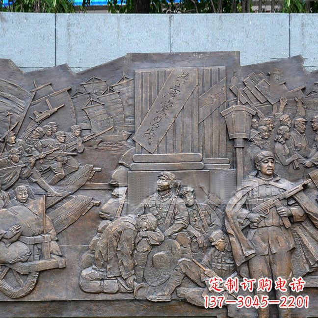 聊城纪念红军革命人物雕塑