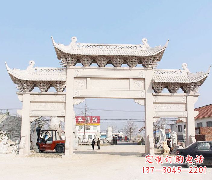 聊城精美牌坊雕塑