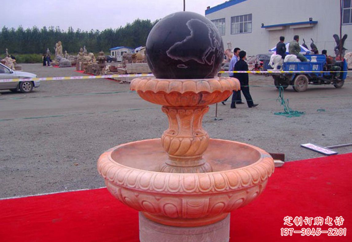 聊城德化精美风水球雕塑