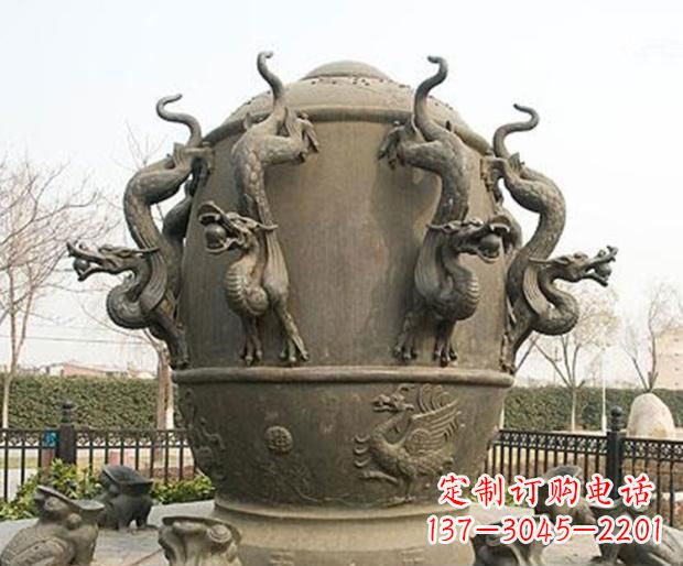 聊城精美地动仪铜雕