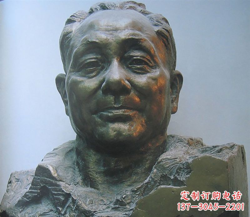 聊城邓小平铜伟人校园名人铜雕