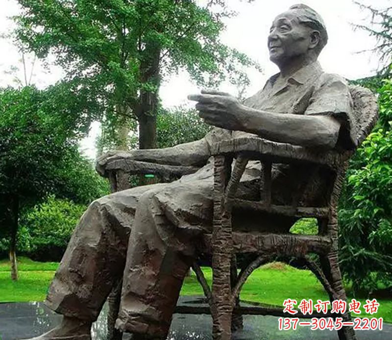 聊城邓小平伟人公园铜雕—荣耀家乡,让历史永生