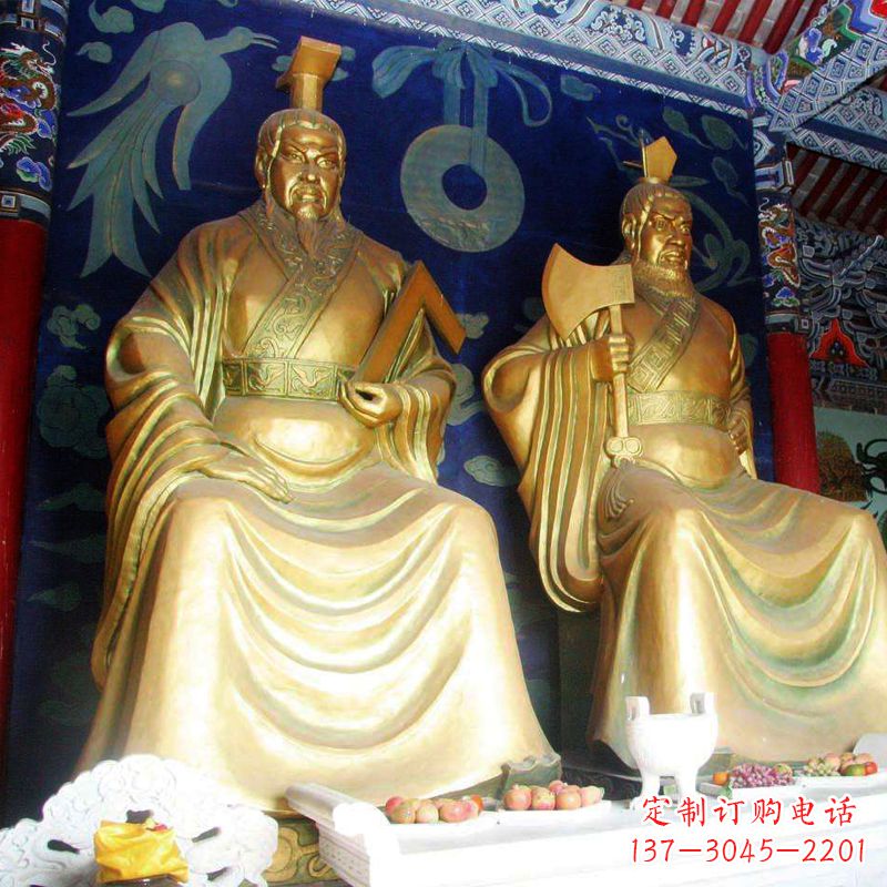 聊城帝喾铜雕神像,让你的家居更有气质