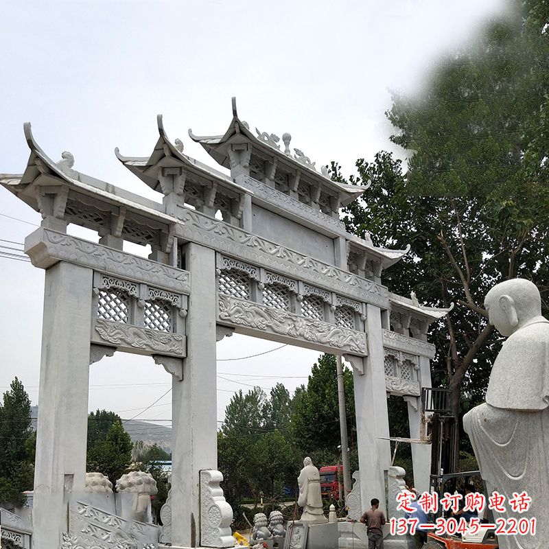 聊城牌坊雕塑——精美、经久耐用的室外装饰艺术